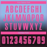 Roze-zwart licht voetbalshirt met lange mouwen en vervaagde mouwen, op maat gemaakt, sublimatieblauw uniform