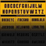 Fade Custom Zwart Jersey Goud Uniform Voetbal Lange Mode Mouw Sublimatie Fade Custom Zwart Jersey Goud Uniform Voetbal Lange Mode Mouw Sublimatie