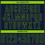 Fade Soccer Navy Uniform Sublimatie Groen Jersey Mode Krijtstreep Neon Aangepast Fade Soccer Navy Uniform Sublimatie Groen Jersey Mode Krijtstreep Neon Aangepast