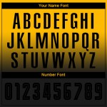 Fade Custom Zwart Jersey Goud Uniform Voetbal Lange Mode Mouw Sublimatie Fade Custom Zwart Jersey Goud Uniform Voetbal Lange Mode Mouw Sublimatie