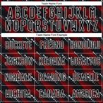 Jersey Sublimatie Rood-Wit Aangepast Uniform Zwarte Voetbal Jersey Sublimatie Rood-Wit Aangepast Uniform Zwarte Voetbal