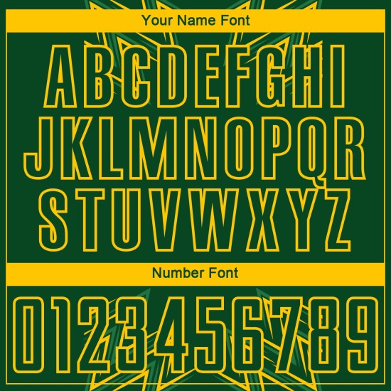 Geel Vormen Jersey Groen Geometrisch Uniform Aangepaste Voetbal Sublimatie Geel Vormen Jersey Groen Geometrisch Uniform Aangepaste Voetbal Sublimatie