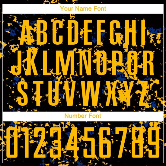 Sublimatie Abstract Zwart Goud-Koninklijk Uniform Aangepast Kunst Jersey Fragment Voetbal Sublimatie Abstract Zwart Goud-Koninklijk Uniform Aangepast Kunst Jersey Fragment Voetbal