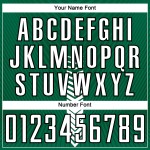 Kelly Green Wit-Zwart Aangepaste Vormen Pijl Jersey Voetbaluniform Sublimatie Kelly Green Wit-Zwart Aangepaste Vormen Pijl Jersey Voetbaluniform Sublimatie