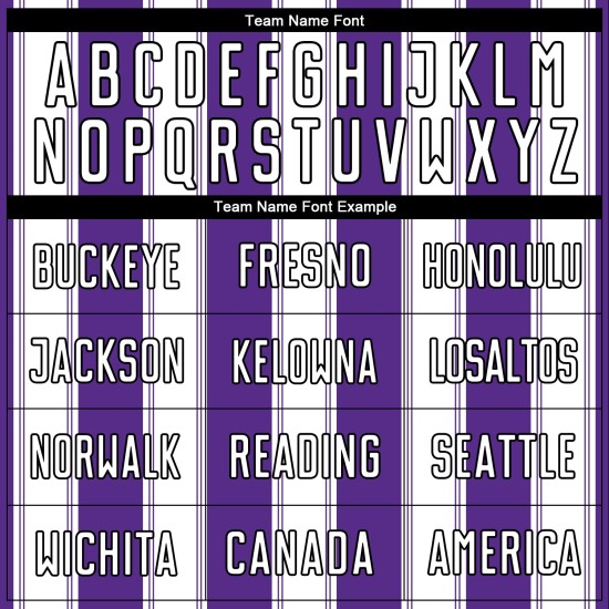 Aangepast wit-zwart uniform sublimatie voetbalshirt paarse lijn