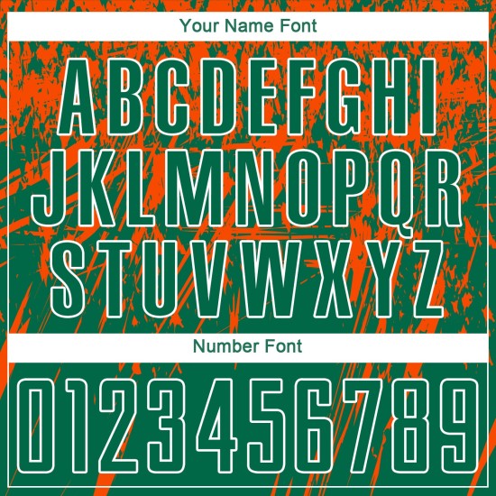 Kelly Jersey Sublimatie Uniform Voetbal Oranje-Wit Aangepast Groen Kelly Jersey Sublimatie Uniform Voetbal Oranje-Wit Aangepast Groen