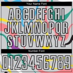 Vloeiende uniforme zwarte aangepaste vormen jersey grijze voetbal sublimatie Vloeiende uniforme zwarte aangepaste vormen jersey grijze voetbal sublimatie