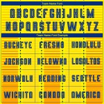 Aangepast voetbal sublimatie goud koninklijk-oranje uniform shirt Aangepast voetbal sublimatie goud koninklijk-oranje uniform shirt