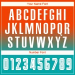 Sublimatie Oranje Fade Wit-Aqua Mode Voetbal Mouw Uniform Jersey Aangepast Lang Sublimatie Oranje Fade Wit-Aqua Mode Voetbal Mouw Uniform Jersey Aangepast Lang