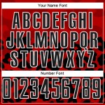 Animal Soccer Custom Jersey Zwart-Wit Sublimatie Rood Print Uniform Animal Soccer Custom Jersey Zwart-Wit Sublimatie Rood Print Uniform