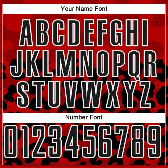 Animal Soccer Custom Jersey Zwart-Wit Sublimatie Rood Print Uniform Animal Soccer Custom Jersey Zwart-Wit Sublimatie Rood Print Uniform