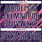 Sublimatie-uniform met marineblauwe lijnen, voetbalshirt op maat in wit