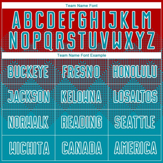 Rood blauwgroen-wit uniform aangepast sublimatie voetbalshirt Rood blauwgroen-wit uniform aangepast sublimatie voetbalshirt