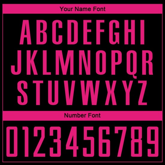 Sublimatie van een op maat gemaakt, zwart voetbalshirt in roze kleur