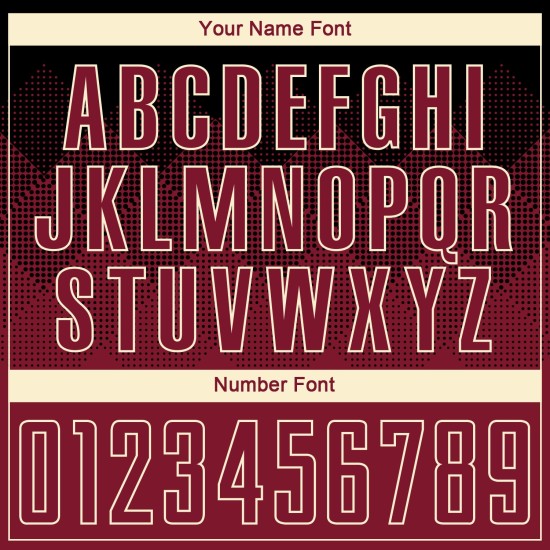 Aangepast sublimatie-uniform in zwart-karmozijnrood-crème voetbalshirt Aangepast sublimatie-uniform in zwart-karmozijnrood-crème voetbalshirt