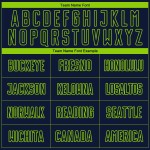 Fade Soccer Navy Uniform Sublimatie Groen Jersey Mode Krijtstreep Neon Aangepast Fade Soccer Navy Uniform Sublimatie Groen Jersey Mode Krijtstreep Neon Aangepast