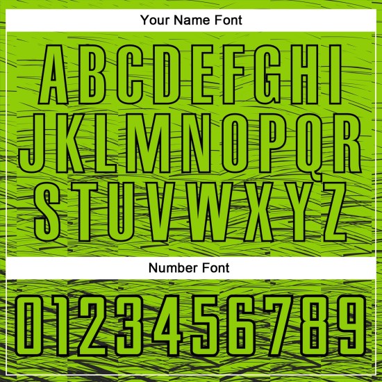 Uniform Voetbal Neon Groen Sublimatie Aangepast Zwart Jersey