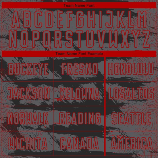 Uniform Jersey Voetbal Staal Rood Sublimatie Grijs Aangepast