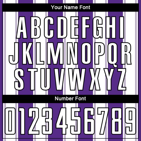 Aangepast wit-zwart uniform sublimatie voetbalshirt paarse lijn