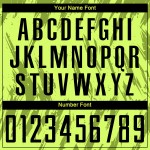 Jersey Groen Zwart-Olijf Custom Neon Voetbaluniform Sublimatie Jersey Groen Zwart-Olijf Custom Neon Voetbaluniform Sublimatie