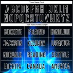 Sublimatie Jersey Uniform Wit Vlam Voetbal Aangepast Zwart Sublimatie Jersey Uniform Wit Vlam Voetbal Aangepast Zwart