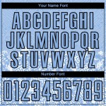 Blauwzwarte geometrische aangepaste licht jerseyvormen uniform voetbal sublimatie Blauwzwarte geometrische aangepaste licht jerseyvormen uniform voetbal sublimatie