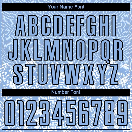 Blauwzwarte geometrische aangepaste licht jerseyvormen uniform voetbal sublimatie Blauwzwarte geometrische aangepaste licht jerseyvormen uniform voetbal sublimatie