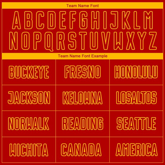 Aangepast shirt met gouden uniform en rode voetbalsublimatie Aangepast shirt met gouden uniform en rode voetbalsublimatie