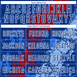 Blauw shirt druipend koninklijk sublimatie-uniform op maat gemaakte spetters rood licht kunst voetbal