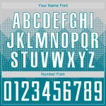 Teal Uniform Sublimatie Voetbalshirt Wit Aangepast Teal Uniform Sublimatie Voetbalshirt Wit Aangepast