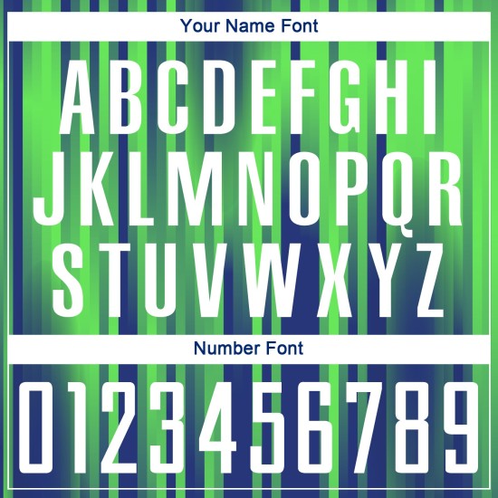 Groen Neon Aangepast Wit-Koninklijk Sublimatie Uniform Jersey Voetbal Groen Neon Aangepast Wit-Koninklijk Sublimatie Uniform Jersey Voetbal