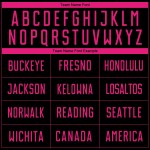 Sublimatie van een op maat gemaakt, zwart voetbalshirt in roze kleur