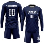 Uniform Voetbalshirt Wit-Zwart Aangepast Donkerpaars Sublimatie