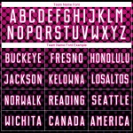 Sublimatie Zwart Jersey Aangepaste Halftone Stippen Roze Uniform Voetbal Wit-Diep Sublimatie Zwart Jersey Aangepaste Halftone Stippen Roze Uniform Voetbal Wit-Diep