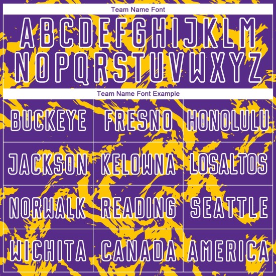 Goud-wit vloeibaar voetbal sublimatie aangepast uniform shirt abstract paars Goud-wit vloeibaar voetbal sublimatie aangepast uniform shirt abstract paars