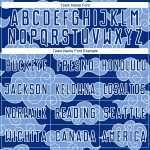 Uniform Sublimatie Patroon Wolken Voetbal Jersey Koninklijk Wit Aangepast