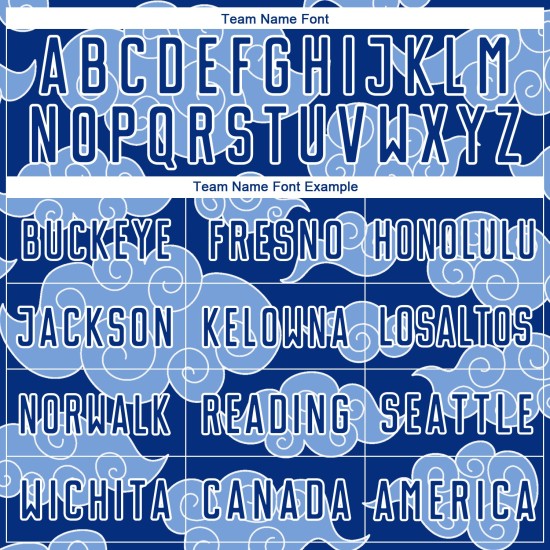 Uniform Sublimatie Patroon Wolken Voetbal Jersey Koninklijk Wit Aangepast