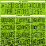 Uniform Voetbal Neon Groen Sublimatie Aangepast Zwart Jersey