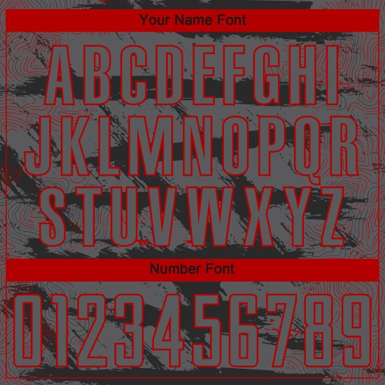 Uniform Jersey Voetbal Staal Rood Sublimatie Grijs Aangepast