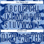 Uniform Sublimatie Patroon Wolken Voetbal Jersey Koninklijk Wit Aangepast