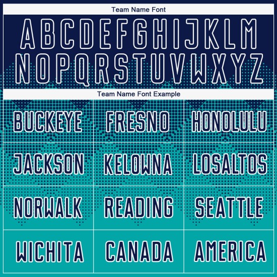 Uniform Sublimatie Aqua Soccer Marineblauw-Wit Aangepast Jersey