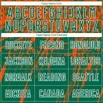 Kelly Jersey Sublimatie Uniform Voetbal Oranje-Wit Aangepast Groen Kelly Jersey Sublimatie Uniform Voetbal Oranje-Wit Aangepast Groen