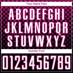 Sublimatie Zwart Jersey Aangepaste Halftone Stippen Roze Uniform Voetbal Wit-Diep Sublimatie Zwart Jersey Aangepaste Halftone Stippen Roze Uniform Voetbal Wit-Diep