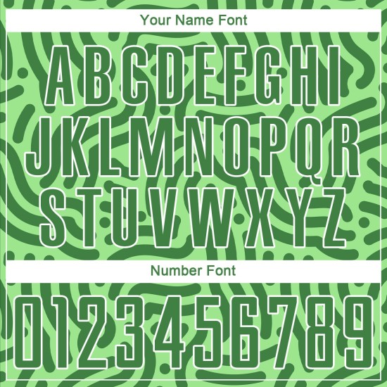 Voetbal Neon Sublimatie Jersey Kelly Groen Aangepast Uniform Groen-Wit Voetbal Neon Sublimatie Jersey Kelly Groen Aangepast Uniform Groen-Wit