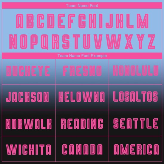 Roze-zwart licht voetbalshirt met lange mouwen en vervaagde mouwen, op maat gemaakt, sublimatieblauw uniform