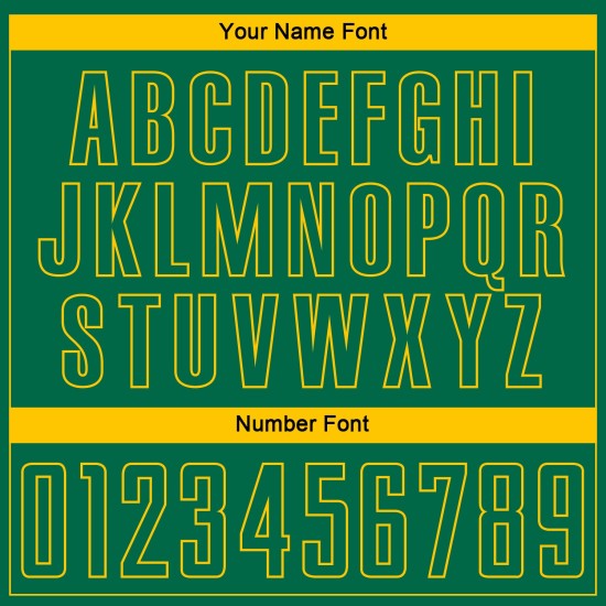 Mode Kelly Custom Groen Uniform Voetbal Sublimatie Fade Pinstripe Jersey Geel Mode Kelly Custom Groen Uniform Voetbal Sublimatie Fade Pinstripe Jersey Geel