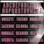 Zwarte geometrische aangepaste voetbalshirt met karmozijnrode en witte uniforme lijnen en sublimatie Zwarte geometrische aangepaste voetbalshirt met karmozijnrode en witte uniforme lijnen en sublimatie