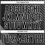 Vormen Aangepaste Geometrische Sublimatie Uniform Voetbalshirt Zwart Wit Vormen Aangepaste Geometrische Sublimatie Uniform Voetbalshirt Zwart Wit