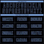 Licht Jersey Uniform Zwart Voetbal Sublimatie Aangepast Blauw-Koninklijk Licht Jersey Uniform Zwart Voetbal Sublimatie Aangepast Blauw-Koninklijk