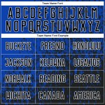 Aangepaste fragmentkunst Abstract Jersey Sublimatie Voetbaluniform Zwart-Wit Blauw Donder Aangepaste fragmentkunst Abstract Jersey Sublimatie Voetbaluniform Zwart-Wit Blauw Donder